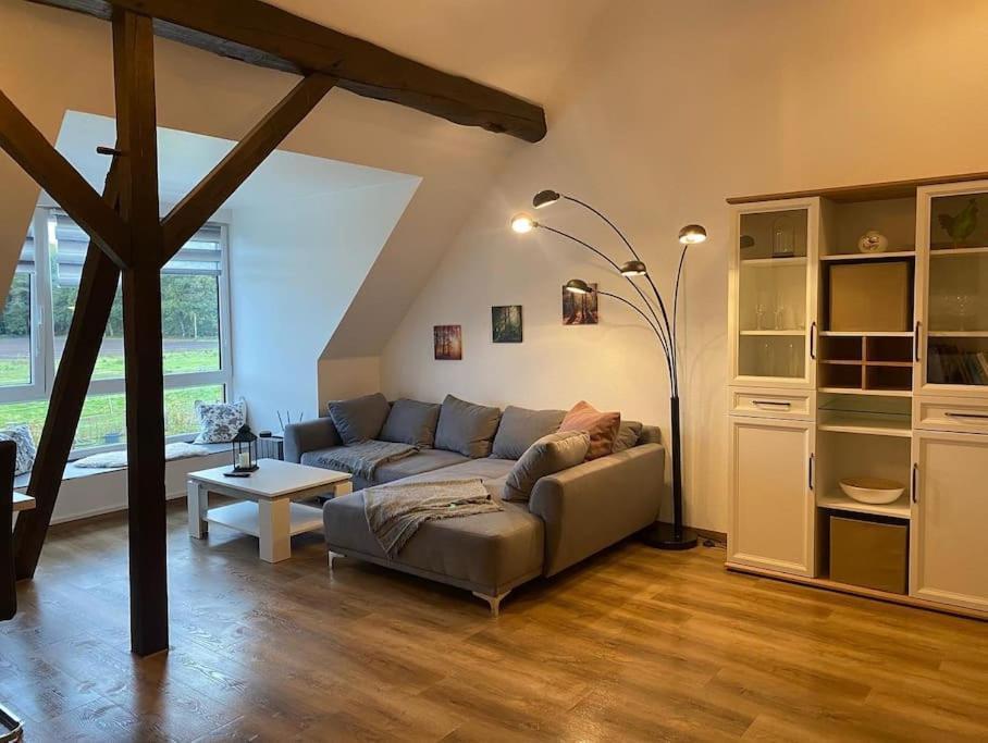 Wunderschoene Ferienwohnung Auf Dem Bauernhof Greven Dış mekan fotoğraf