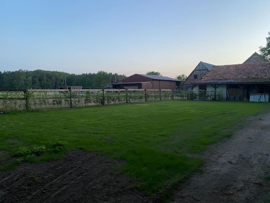 Wunderschoene Ferienwohnung Auf Dem Bauernhof Greven Dış mekan fotoğraf