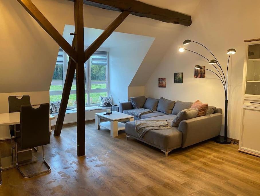 Wunderschoene Ferienwohnung Auf Dem Bauernhof Greven Dış mekan fotoğraf